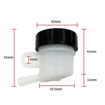 1 PCS Universal Rear Brake Master Cylinder Fluid Reservoir Tank Oil Cup Motorcyclea ABS Plastic Size 35*40 Mm High Quality
