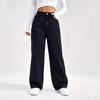 European & American High-Waist Straight-Leg Jeans for Women - Autumn/Winter Loose Drapey Petite Wide-Leg Pants