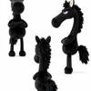 Non-Toxic Black Horse Keychain Plush Toy Backpack Pendant Decoration Year Of The Horse Plush Toy New Year'S Gifts For Children And Children 1Pcs