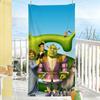 Funny Classic Film S-Shreks-S Green Towel Soft Pool Gift For Travel Gym Shower Camping Quick Dry Sports Large Beach Towels