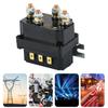 Universal 250A 12 Volt Winch Solenoid Contactor Relay Winch Rocker Switch Thumb for 5000lbs-7000lbs ATV UTV 4WD Winches