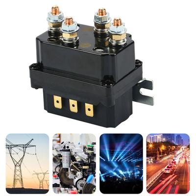 Evrensel 250A 12 Volt Vinç Solenoid Kontaktör Rölesi Vinç Salıncak Anahtarı Başparmağı 5000lbs-7000lbs ATV UTV 4WD Vinçler için