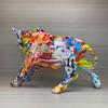 Nordic Creative Nordic Creativity Wall Street Resin Bull Figurine Cattle OX Statue Home Decorations Bull Art Desktop Decor Sculp