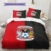 Coventry City Muster Bettwäsche Steppdecke Set Heimdekoration Geschenk (1 Bettbezug + 2 Kissenbezüge (ohne Füllung)).xwn