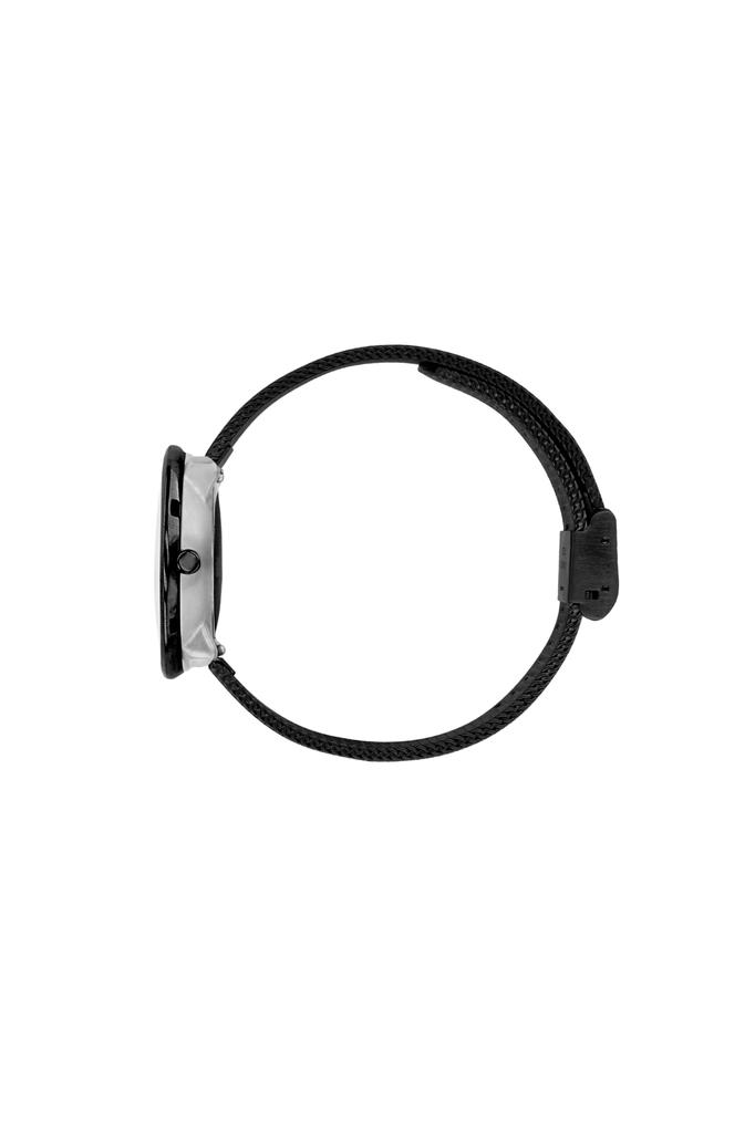 ARNE JACOBSEN STATION 53400-1410, 30mm, Nordic Design, Water Resistant (Quiet Design with No Second Hand), WhiteBlack, Mesh Strap