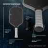 Graphite Pickleball Paddle with Textured Surface for Enhanced Spin