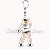 Popular American Singer Acrylic Keychain for Accessories Bag Pendant Key Chain Ring Keychains Jewelry Creative Fans Gifts
