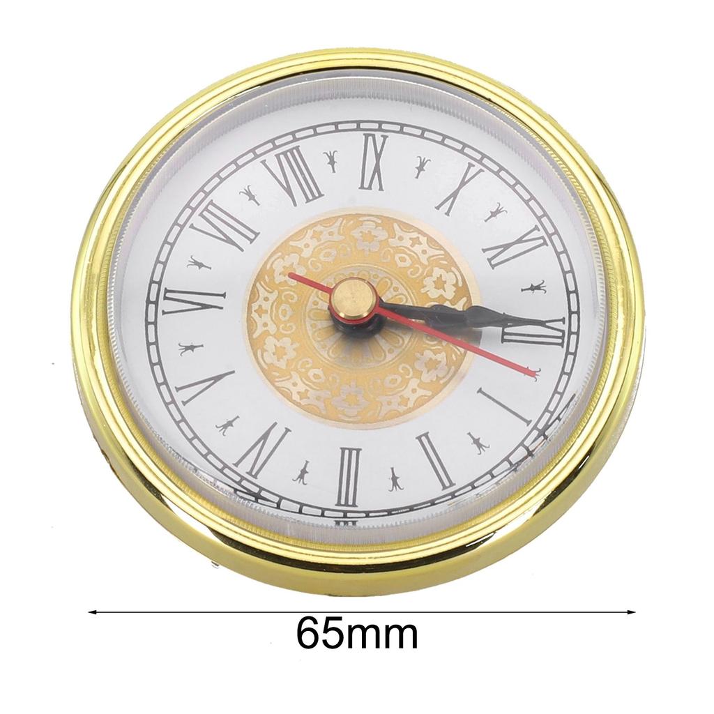 Aluminum Face Clock Gold Trim Clock Retro Clock Simple Design