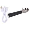 Heated Ice Cream Scoop Food Grade Zinc Alloy Rechargeable Self Warming Electric Scoop for Hard Ice Cream and Desserts