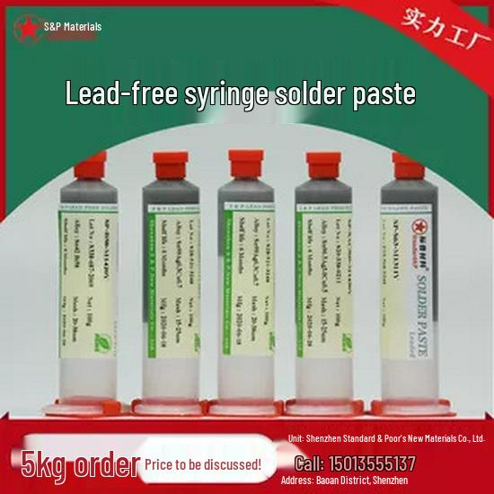 Eco-Friendly Lead-Free Low-Temp Solder Paste Sn42Bi58, 100g/200g, for SMD/BGA Repair