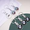 For Bmw M M3 M5 Performance E36 E39 E46 E53 E90 E60 E61 E93 X3 X1 3D Metal Car Styling Emblem Keyring Car Key Chain Accessories rldf93