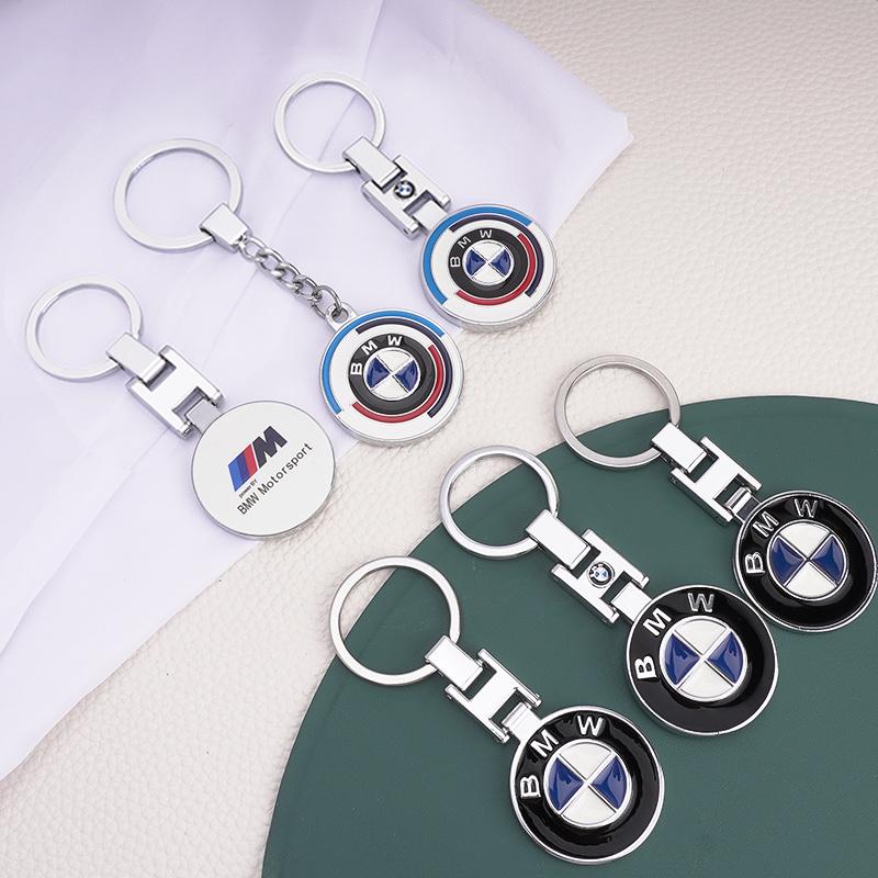 For Bmw M M3 M5 Performance E36 E39 E46 E53 E90 E60 E61 E93 X3 X1 3D Metal Car Styling Emblem Keyring Car Key Chain Accessories rldf93
