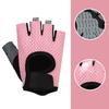 Atmungsaktive Mesh-Halbfinger-Fitnesshandschuhe für Männer und Frauen, Rutschfeste Trainingshandschuhe mit Handgelenkstütze für Yoga, Radfahren, Camping