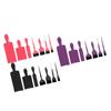 7pcs Hair Dye Tool Set Balayage Board Coloring Brush Hair Highlighting Paddle Brush Tools Hair Salon