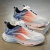 Men's Shoes for Spring and Summer Rotating Buttons for Teenage Sports and Leisure Couples Running Shock Absorption and Heightening Daddy Trendy Shoes