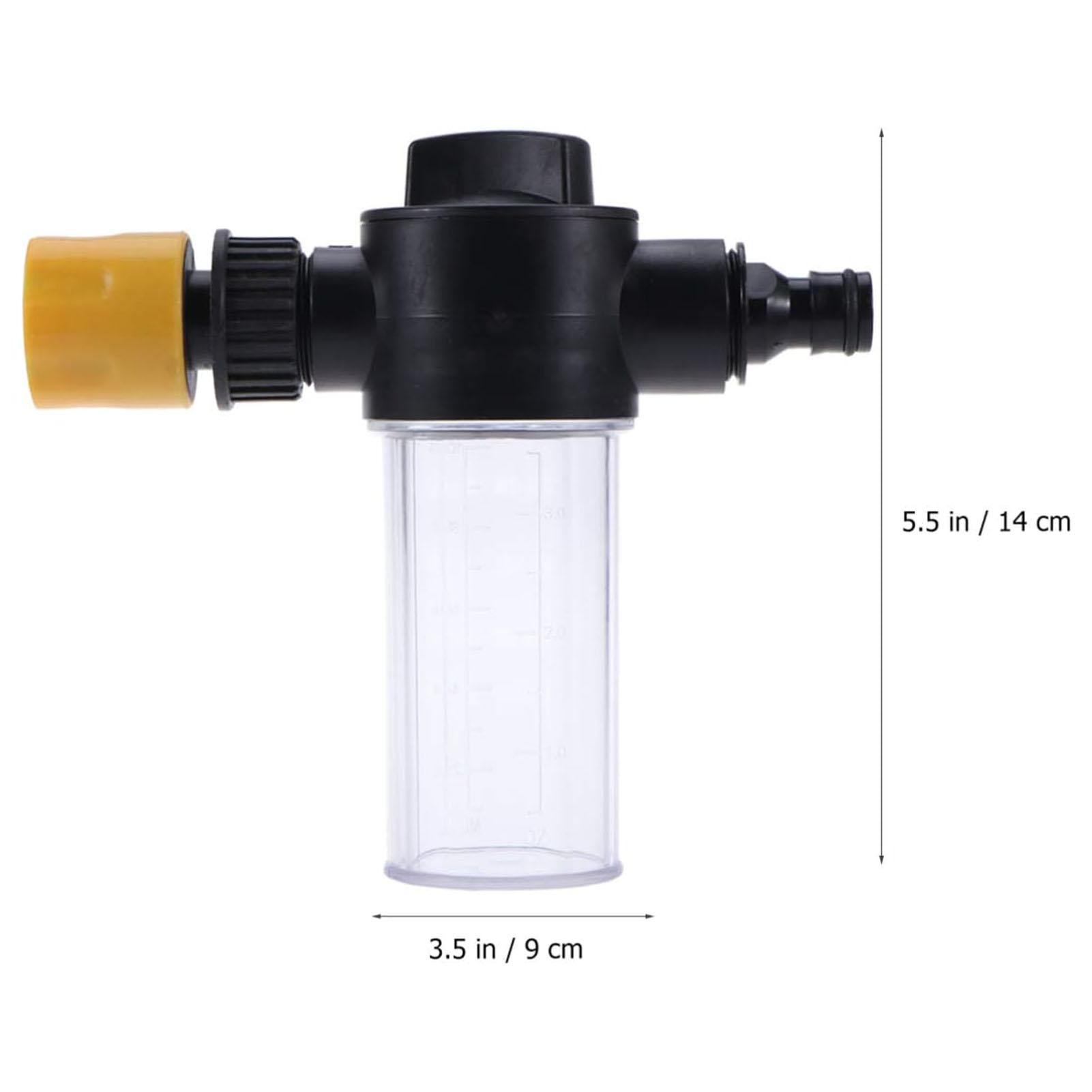 

1pc Car Washing Hose Connector Multipurpose Leakproof Foam Bottle for Home Garden Cleaning Car Washing Water Gun Foam Pots