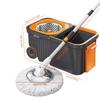 360 Spinning Floor Cleaning System Cleaner Automatic Spin Mop and Bucket with 6 Replacement Refills for Household Floor Cleaning