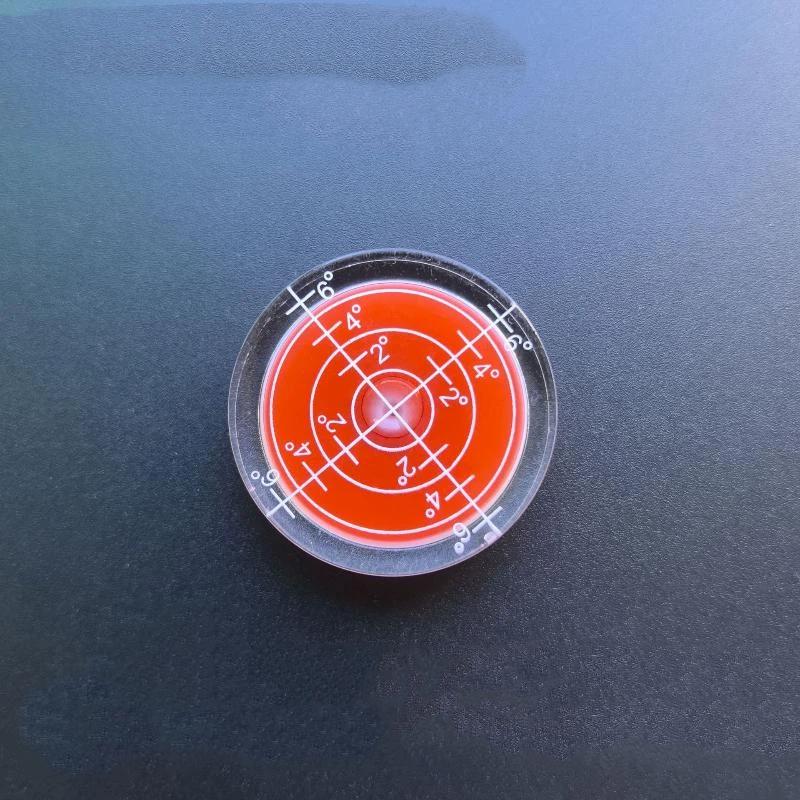32Mm Spirit-Bubble Degree Mark Mini Bubble Level Accuracy Round Measuring Meter Professional Measuring Tools