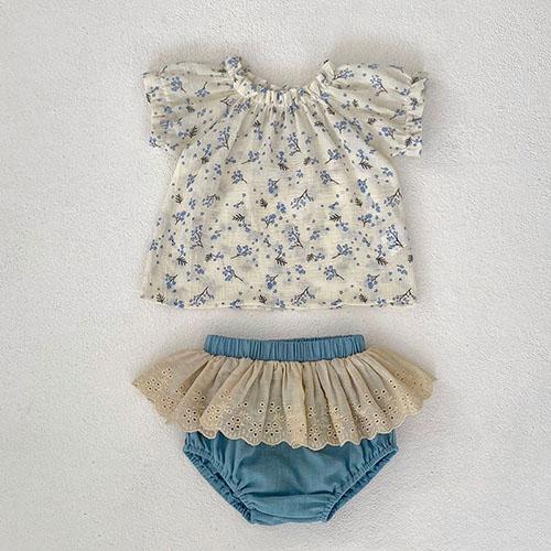 2025 New Summer 0-3Yrs Children Clothes Suit Sleeveless Solid Color Denim Vest+Shorts Newborn Baby Girls Clothing Set