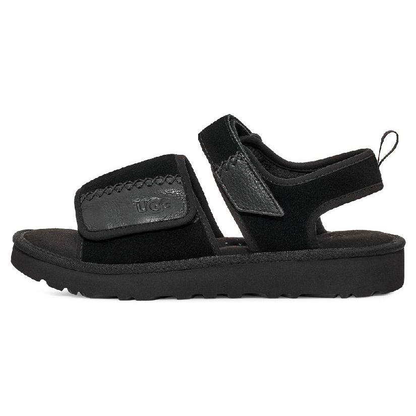 UGG Cow Split Leather Stylish Sandal Men s Black 1136650-BLK 41