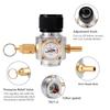 Soda Water Co2 Charger kit,0-90PSI Mini CO2 Gas Regulator with Release Valve, Directly connect with TR21*4 Soda Water Cylinder