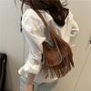Personalized shoulder bag women's summer new women's large-capacity tassel fashion trend portable underarm bag