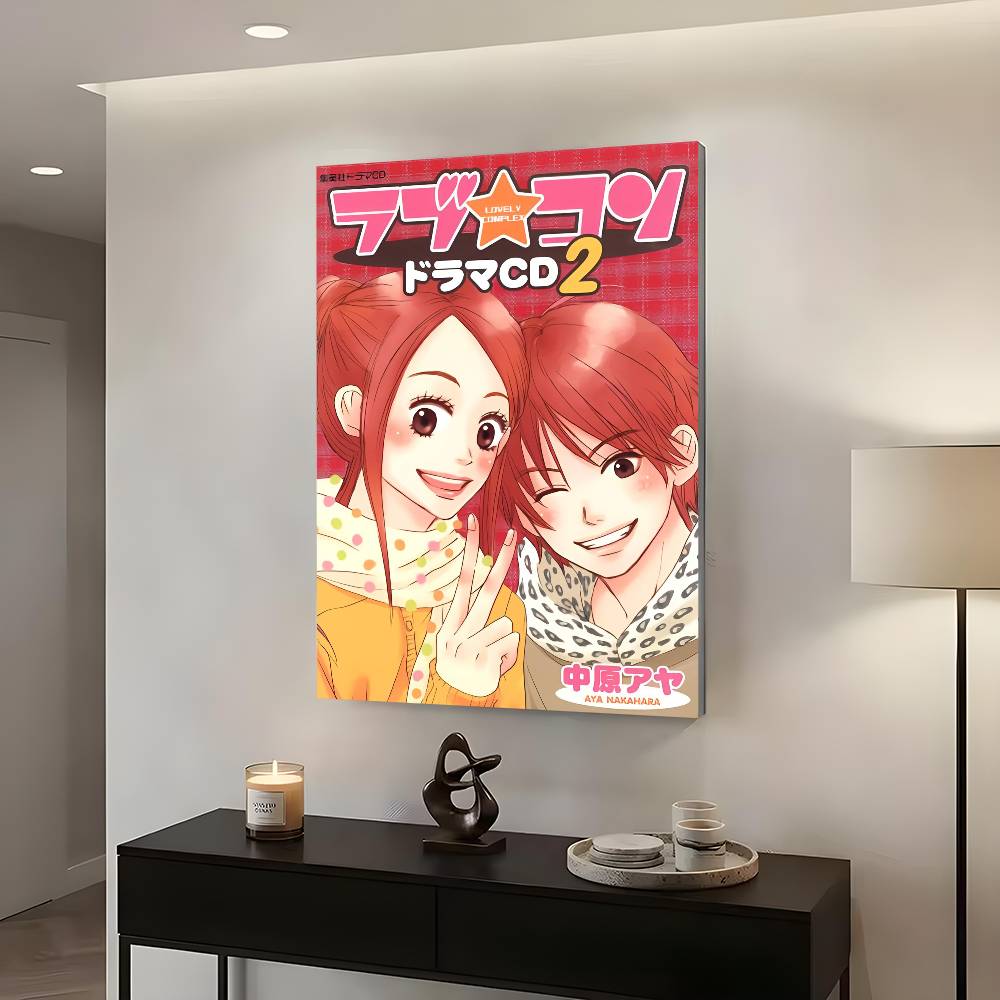 1pc Couple L-Lovely C-Complex Poster Sticker Print Waterproof Wall Art For Living Room Bedroom Home Decor