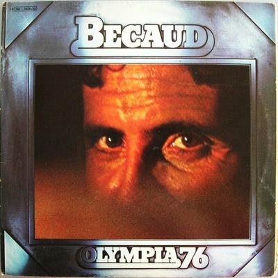 LP Record GILBERT BÉCAUD - Olympia 76 2C1821423132 COLUMBIA 1975 France Pop Used