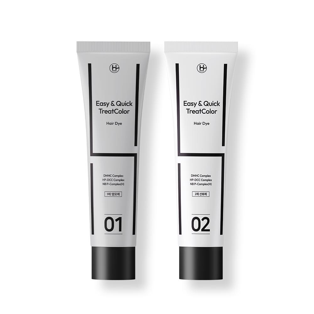 HIS Non-irritating Mild Gray Hair Dye Scalp Protection Patent, 1 Piece, Dark Brown