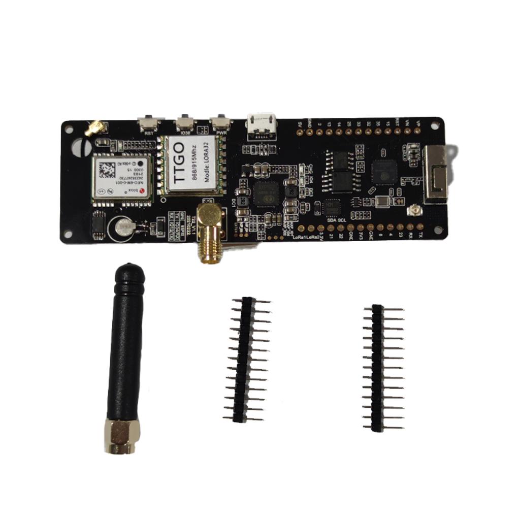 

TTGO T-Beam ESP32 WiFi Wireless Bluetooth Module ESP 32 GPS NEO-M8N IPEX LORA 32 Battery Holder 915MHz