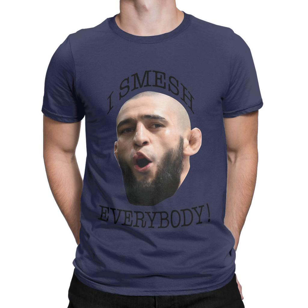 Khamzat Chimaevs Unisex T Shirts Vintage Tees Short Sleeve Round Neck TShirt 100 Cotton 4XL 5XL Clothes