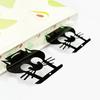 Creative Stationery Bookmarks Curious Cat Bookmark Funny Acrylic Book Clip Transparent Page Holder for Readers Book Lovers