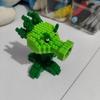 Non-Toxic Plants Vs Zombies Blocks Small Cartoon Mini Building Block Peashooter Sunflower Chomper Assemble Action Model Doll Toy For Kids