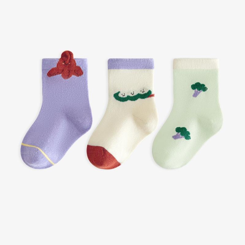 

3pairs/set Children s Socks Spring and Autumn Boys Cartoon Car Middle Socks Girls Four Seasons Cotton Socks L