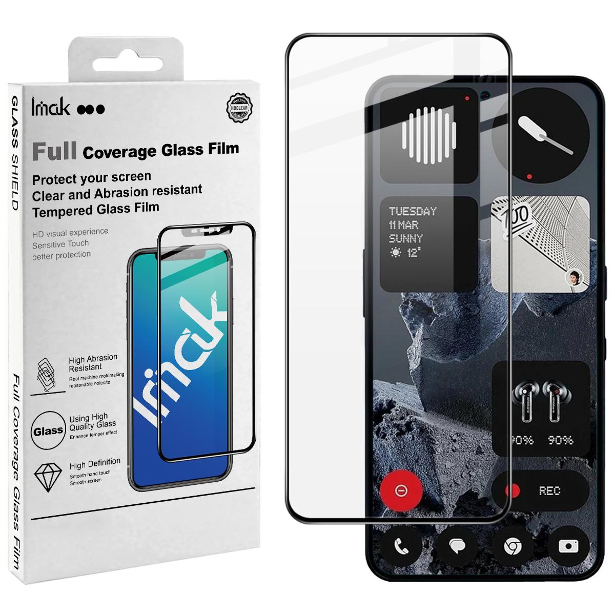 

For Nothing Phone 3a Lite 5G Glass IMAK Full Coverage Tempered Glass Film Pro+ Series Nothing Phone 3a Lite 5G