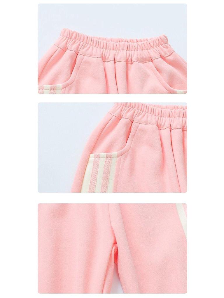 2025 Spring Stylish Two-Piece Cartoon Suit for Girls - Casual Autumn Wear