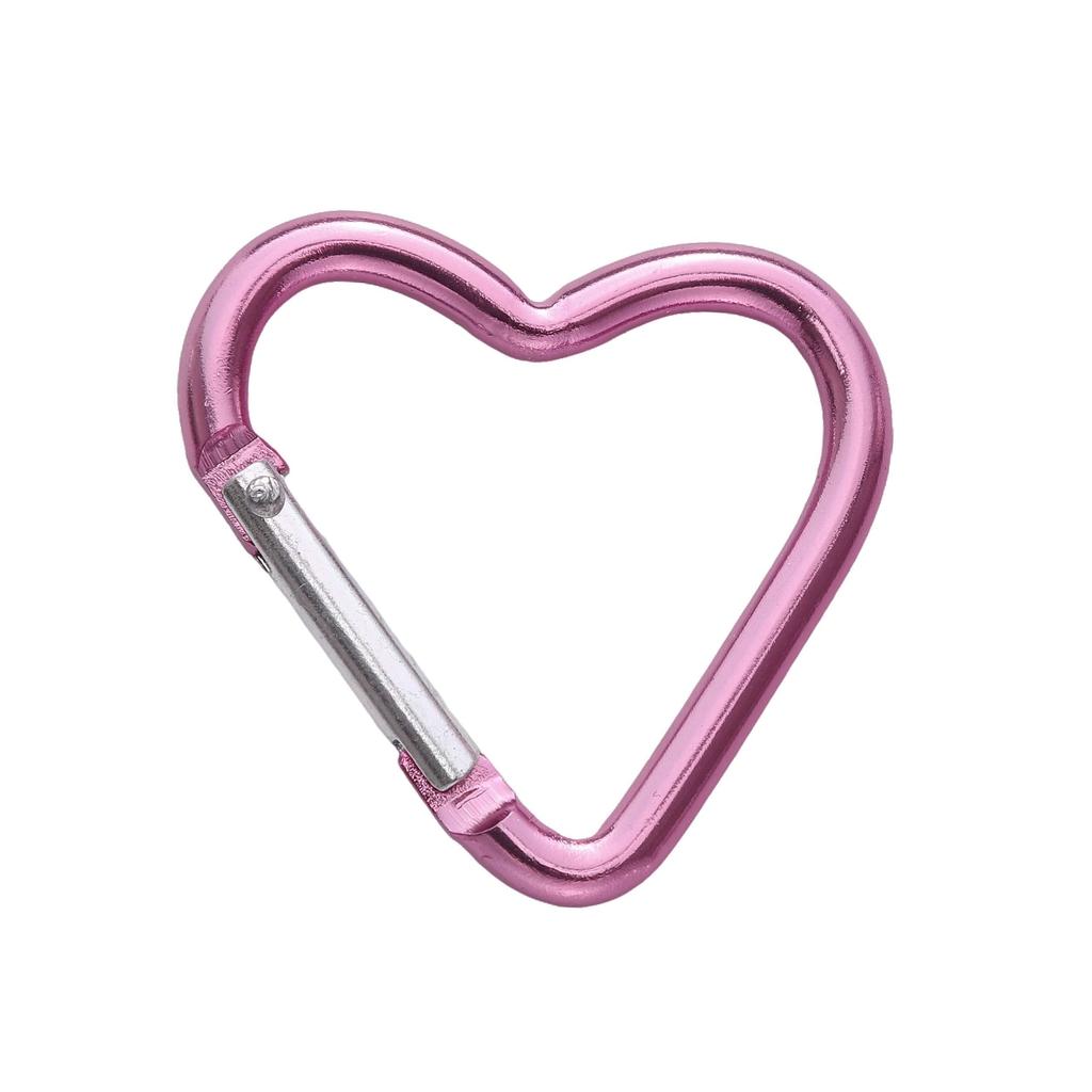 1pc Mountaineering Buckle Love Star Buckle D-Shaped Buckle Color Backpack Buckle Aluminum Keychain DIY Accessories