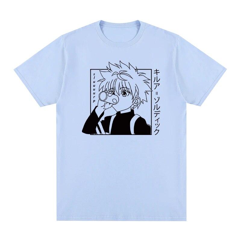 Hunter X Hunter Killua Zoldyck Kawaii T-shirt Cotton Unisex T Shirt New TEE TSHIRT Womens Tops
