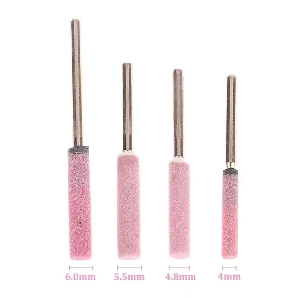 30Pcs Chainsaw Head Grinding Stone File Mounted Points 4/4.8/5.5/6mm Chainsaw Sharpener Stones Sharpening Carving Tools