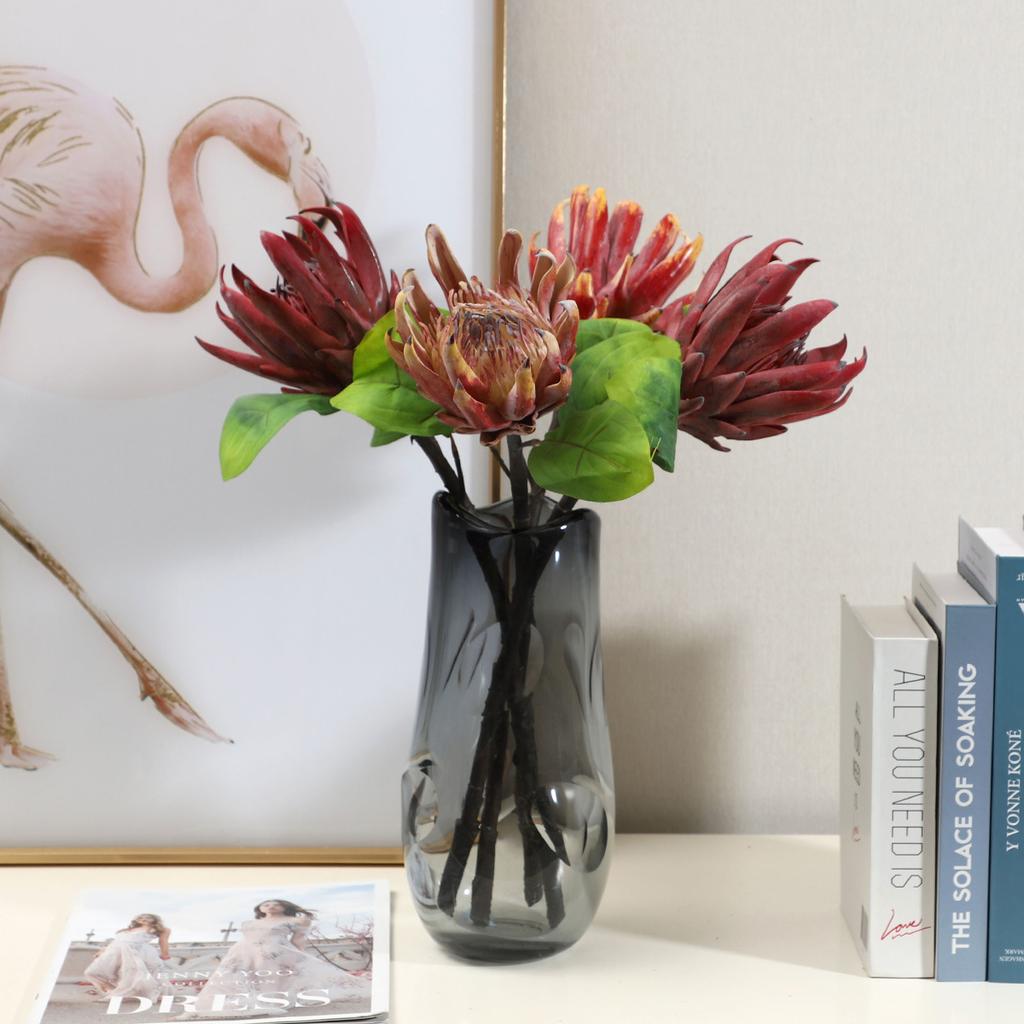 High-end feel emperor flower simulation flower home living room European decorative ornaments fake flower