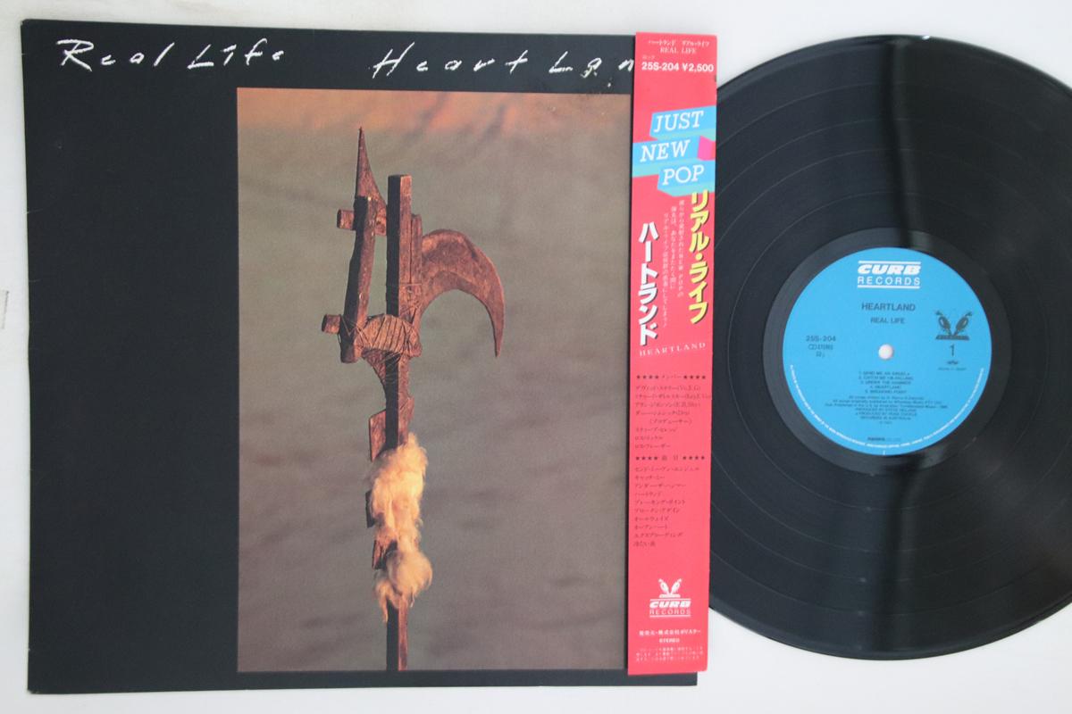 

LP Record REAL LIFE - Heartland 25S204 CURB 1983 Japan Obi Rock Used