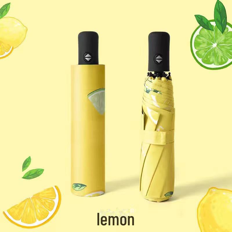 Parapluie pliant automatique pour femme avec protection UV et logo