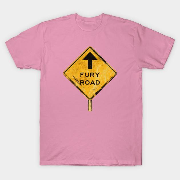 T-Shirt Damen Fury Road Ahead Harajuku Print Kawaii T-Shirt Sommer Kurzarm Damen T-Shirt Top Tee