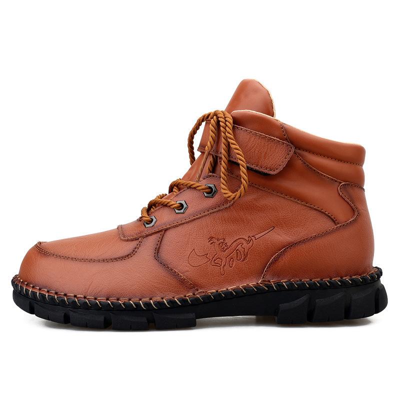 

Foreign trade large size men s shoes new spring and autumn Martin boots men s tide medium and high top British style casual retro desert tooling boots 48