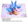 Pop-Up-Grußkarte, buntes Schmetterlings-Blumen-Design, 3D, faltbar, mit Umschlag, handgefertigte Anerkennungs-Segenskarten