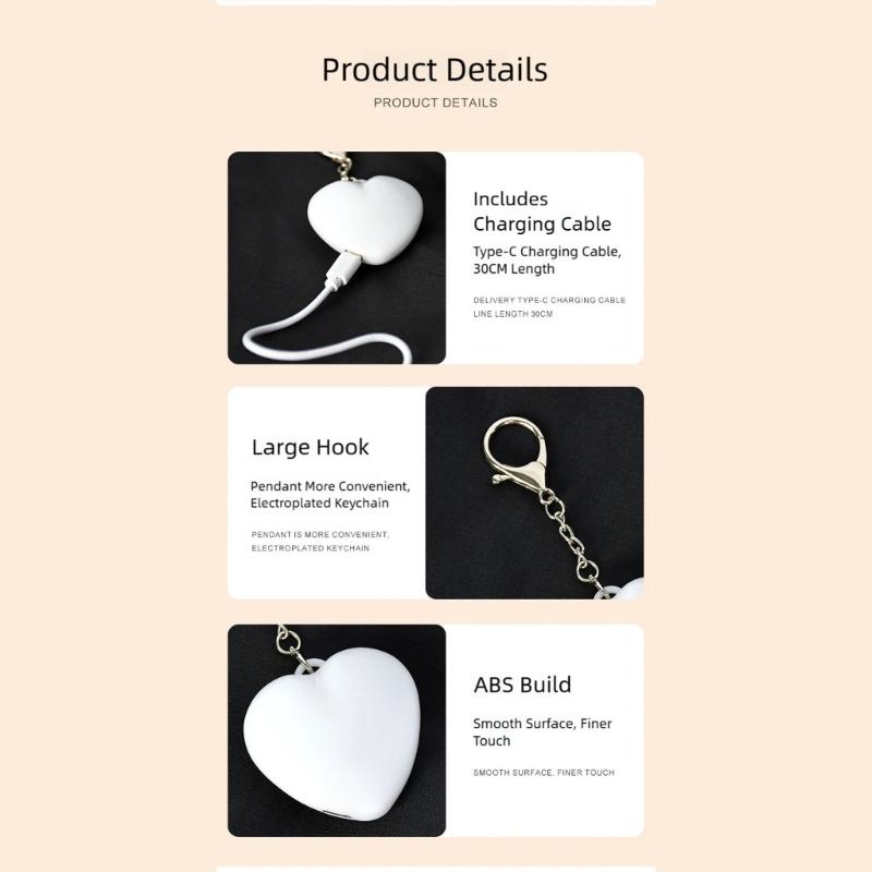 Purse Glow Heart Light,LED Automatic Sensor Handbag Lights,Touch Activated Handbag Light Mini Handbag Purse Lamp