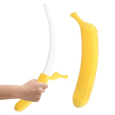 1/2/3 szt. Wysuwany miecz bananowy zabawka drukowana 3D plastikowa różdżka bananowa wysuwany kij bananowy rekwizyt do odgrywania ról zabawka dla mężczyzn i kobiet