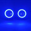 1 Pair 2 Functions Auto LED DRL Daytime Running Light For Mitsubishi ASX 2011-2018 Car Angel Eyes Fog Lamp Foglight