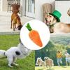 Carrot Dog Puzzle Toys Carrot Shape Dog Squeak Toys Stress Relief Dog Toys Stuffed Plush Puppy Toys For Small Medium And Large