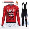 2027 UAE Team Winter Thermal Fleece Cycling Jersey Set Long Sleeve Bicycle Clothing MTB Bike Wear Maillot Ropa Ciclismo Cycling